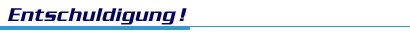 Entschuldigung