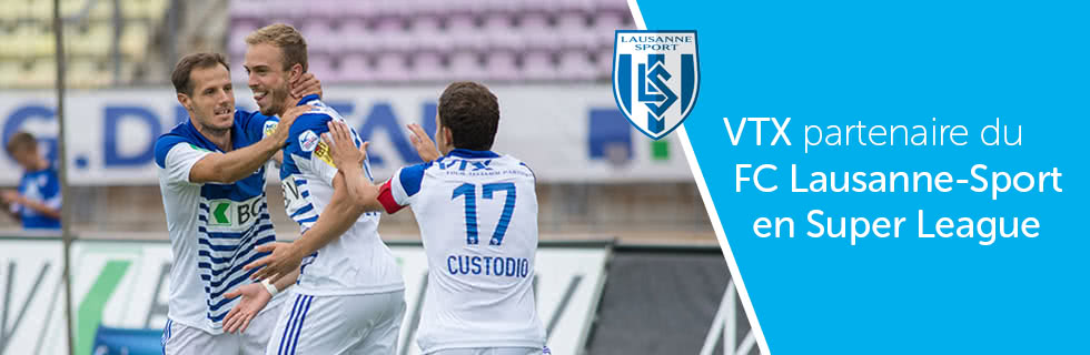VTX partenaire du FC Lausanne-Sport en Super League