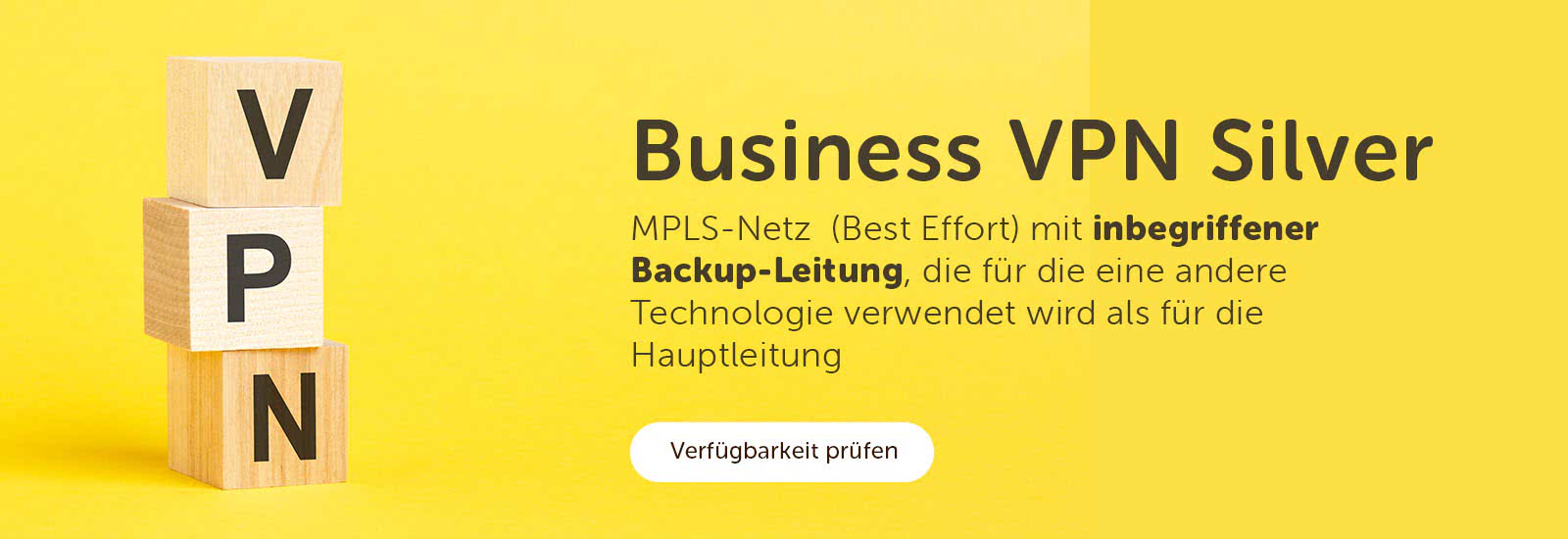 Business VPN Silver - VPN over MPLS mit Backup-Verbindung