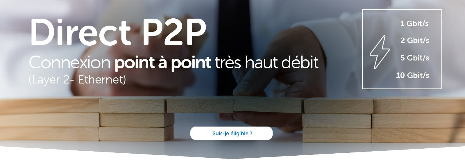 Direct P2P - Connexion point à point très haut débit (Layer 2- Ethernet)