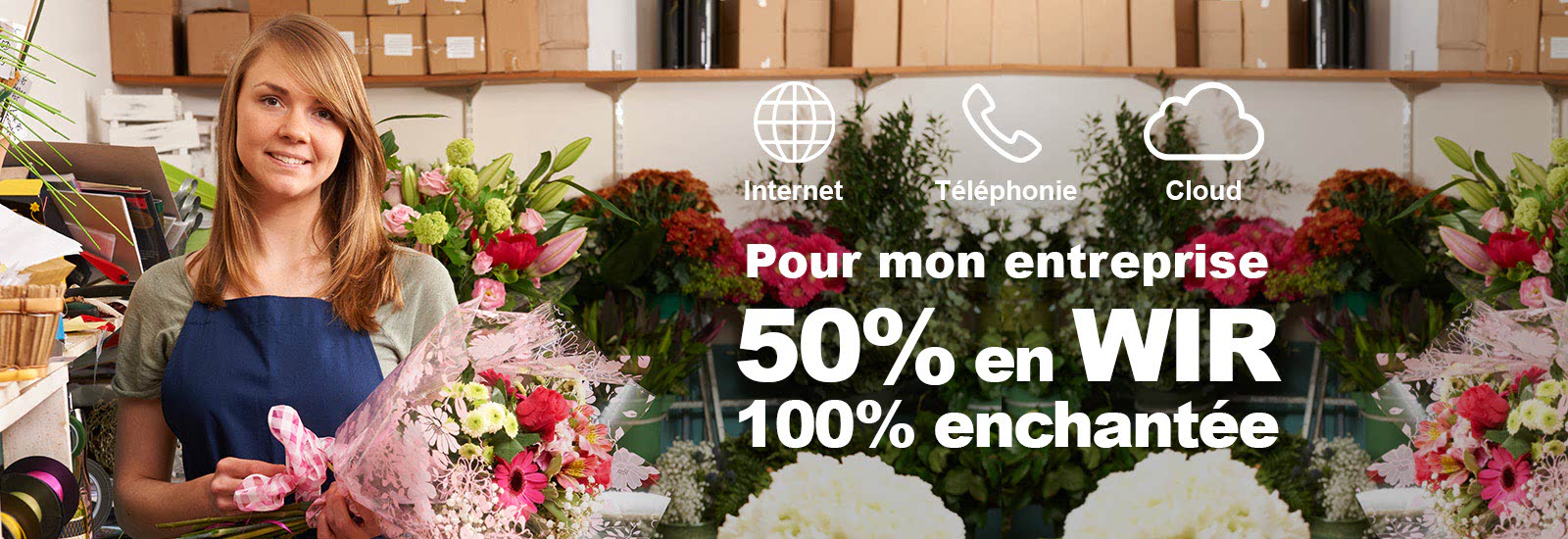 Pour mon entreprise 50% en WIR 100% enchantée
