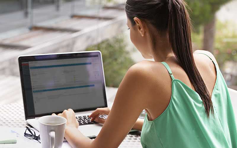 Interface de gestion en ligne