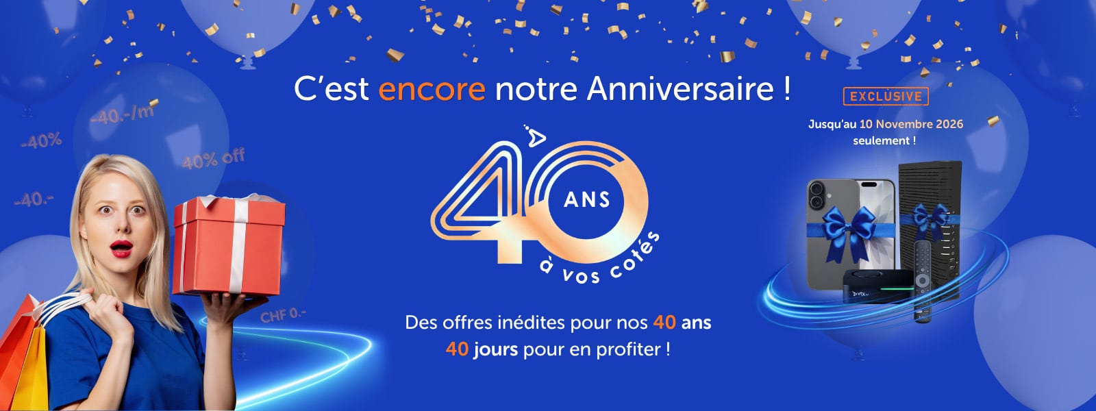 « Spécial Anniversaire 40 ans VTX « Spécial Anniversaire 40 ans VTX